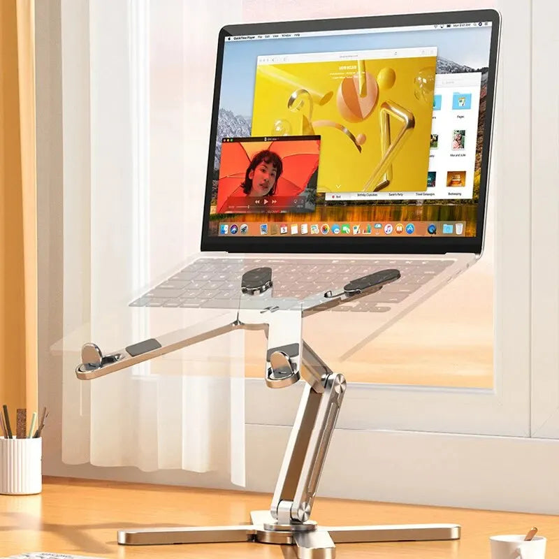 360° Rotating Aluminum Laptop & Tablet Stand