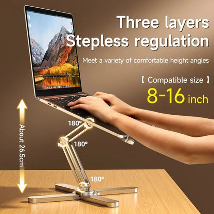 360° Rotating Aluminum Laptop & Tablet Stand