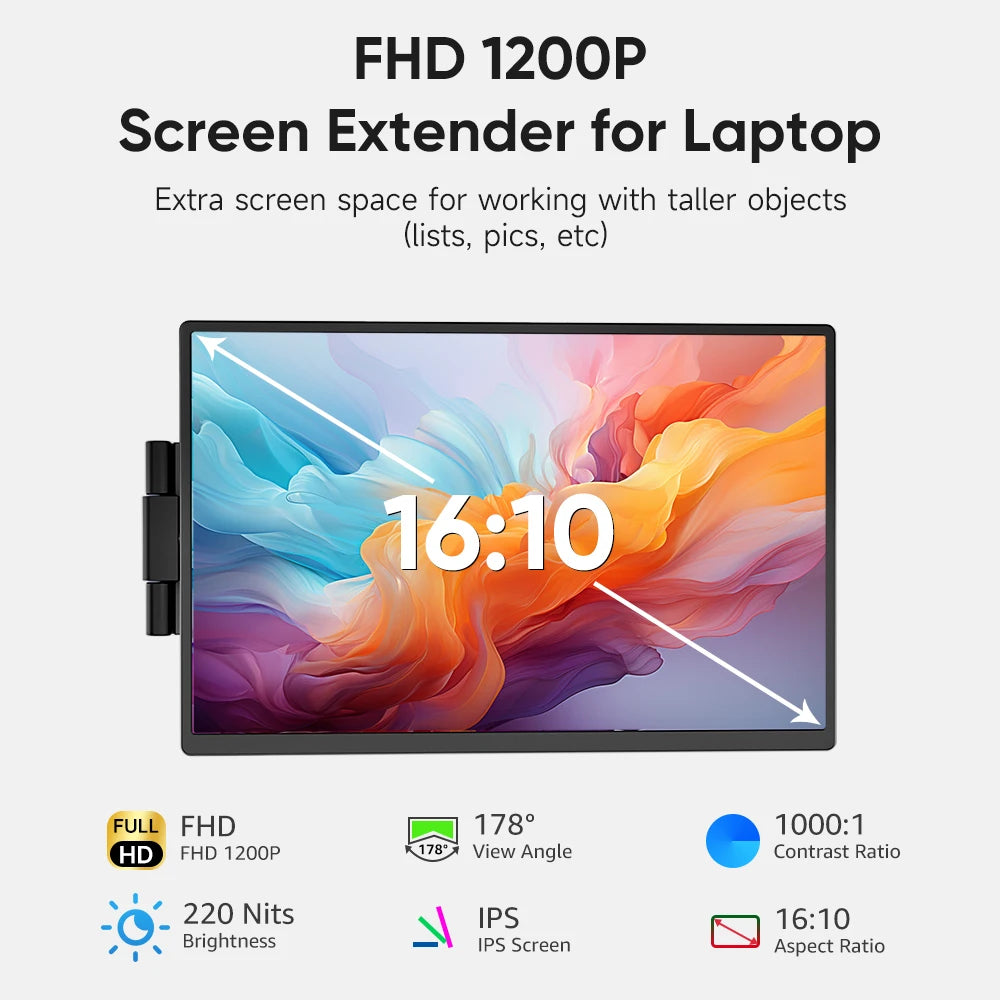 14.1" FHD Portable Dual Screen Monitor