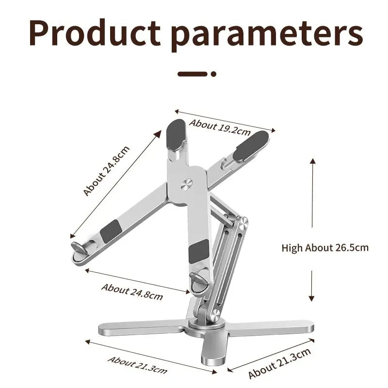 360° Rotating Aluminum Laptop & Tablet Stand